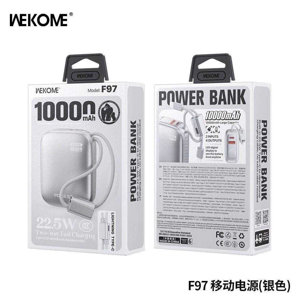 Wekome Hi-Style F-97 10kmAh Power Bank - Image 3