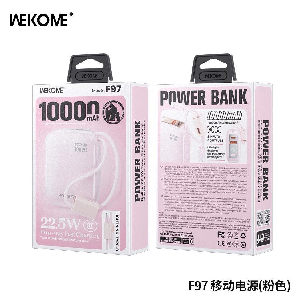 Wekome Hi-Style F-97 10kmAh Power Bank - Image 5